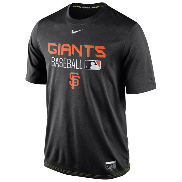 MLB Men San Francisco Giants Nike Legend Team Issue Performance TShirt  Black->mlb t-shirts->Sports Accessory